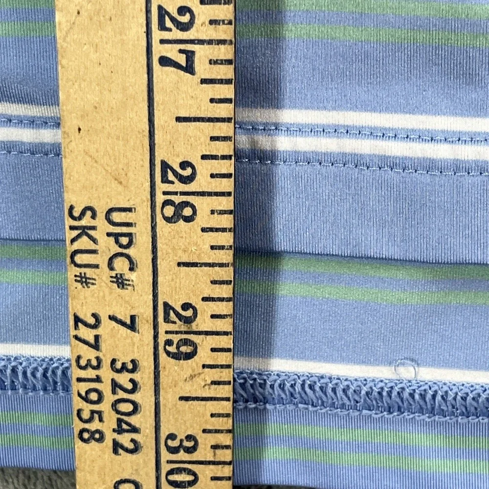 Ralph Lauren RLX Blue/Green/White Stripe Golf Polo Size Small